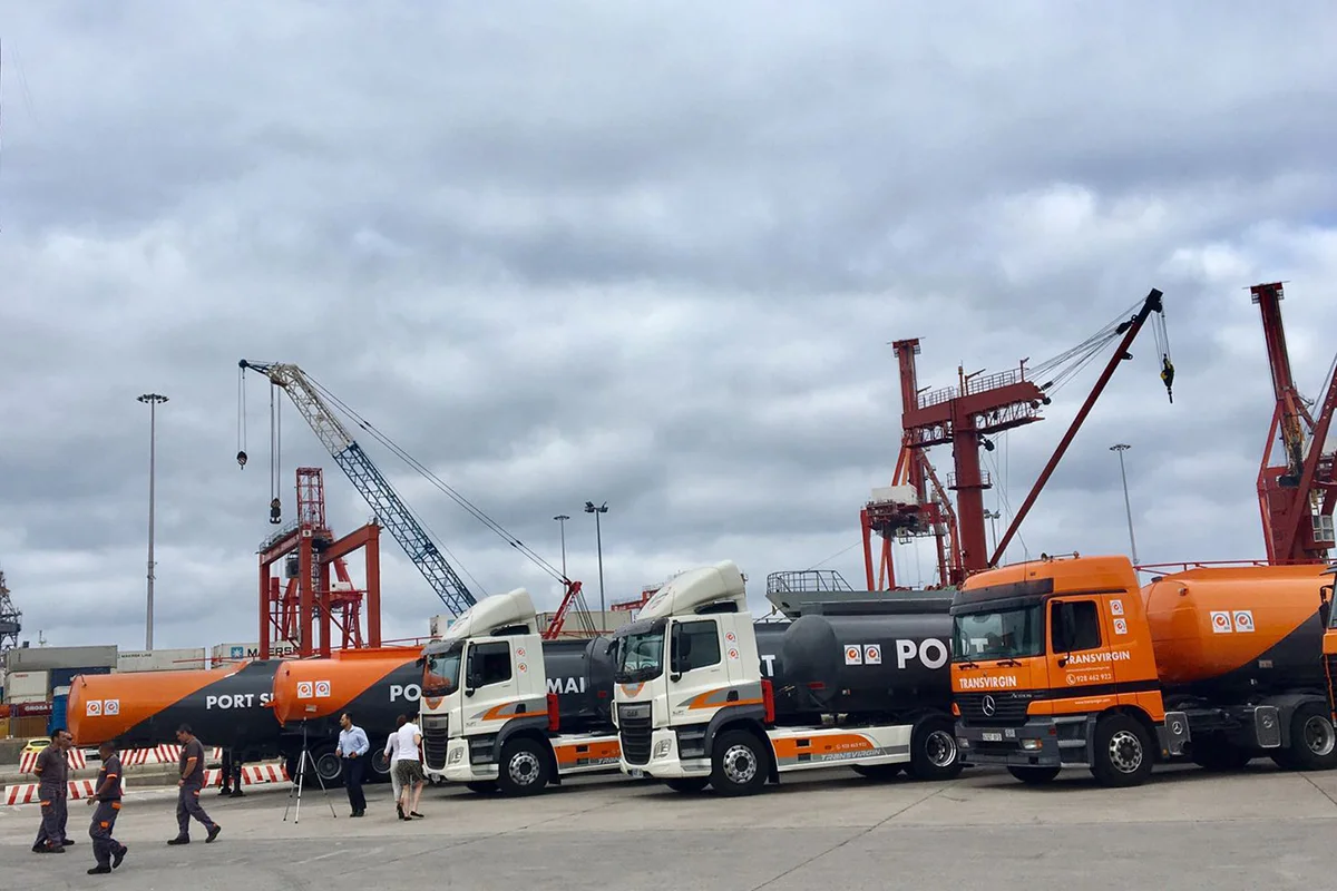 Flota de vehículos de la compañía