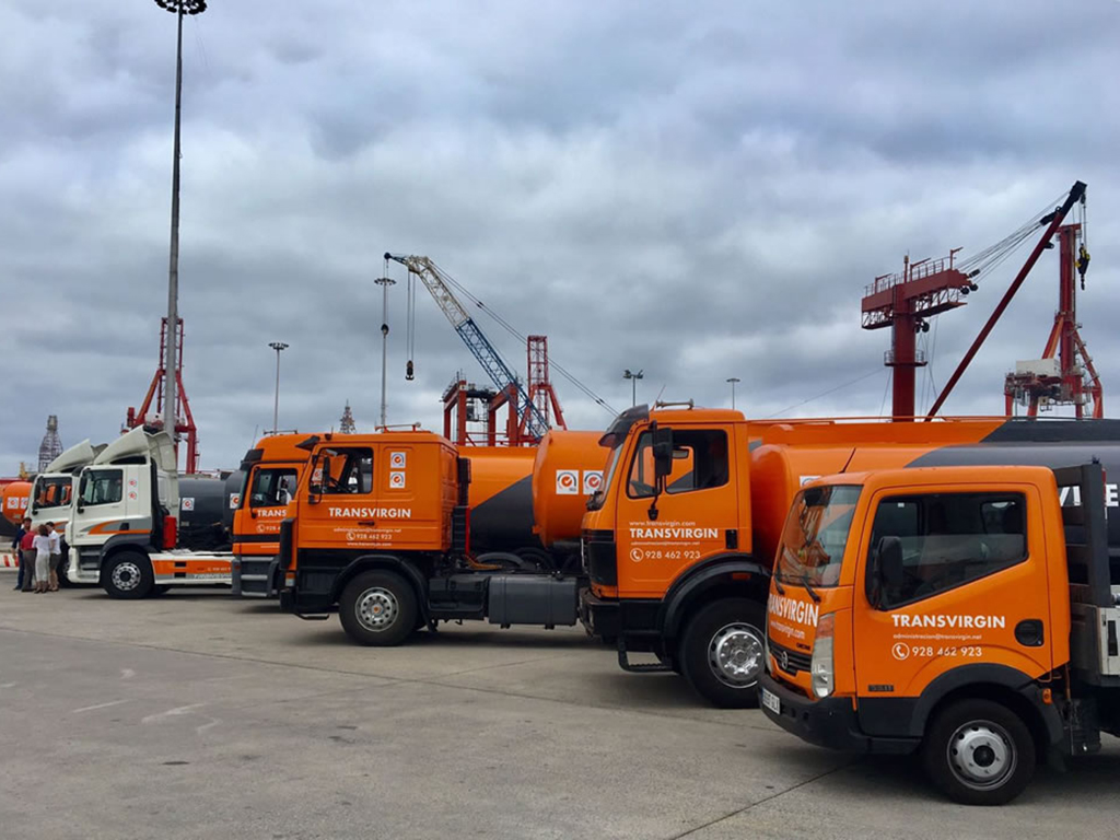 Flota de vehículos de la compañía