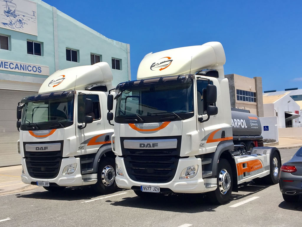 Flota de vehículos de la compañía